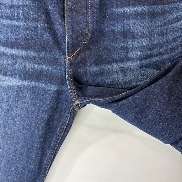 Rag & Bone Mens Size 32W 30L Fit 2 Slim Jeans Button Fly Renegade Dark Wash READ - Picture 3 of 16